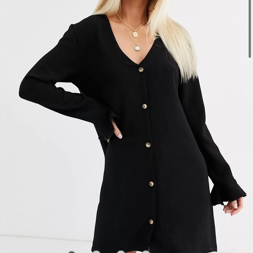 Basic Tea Dress with Long Sleeves